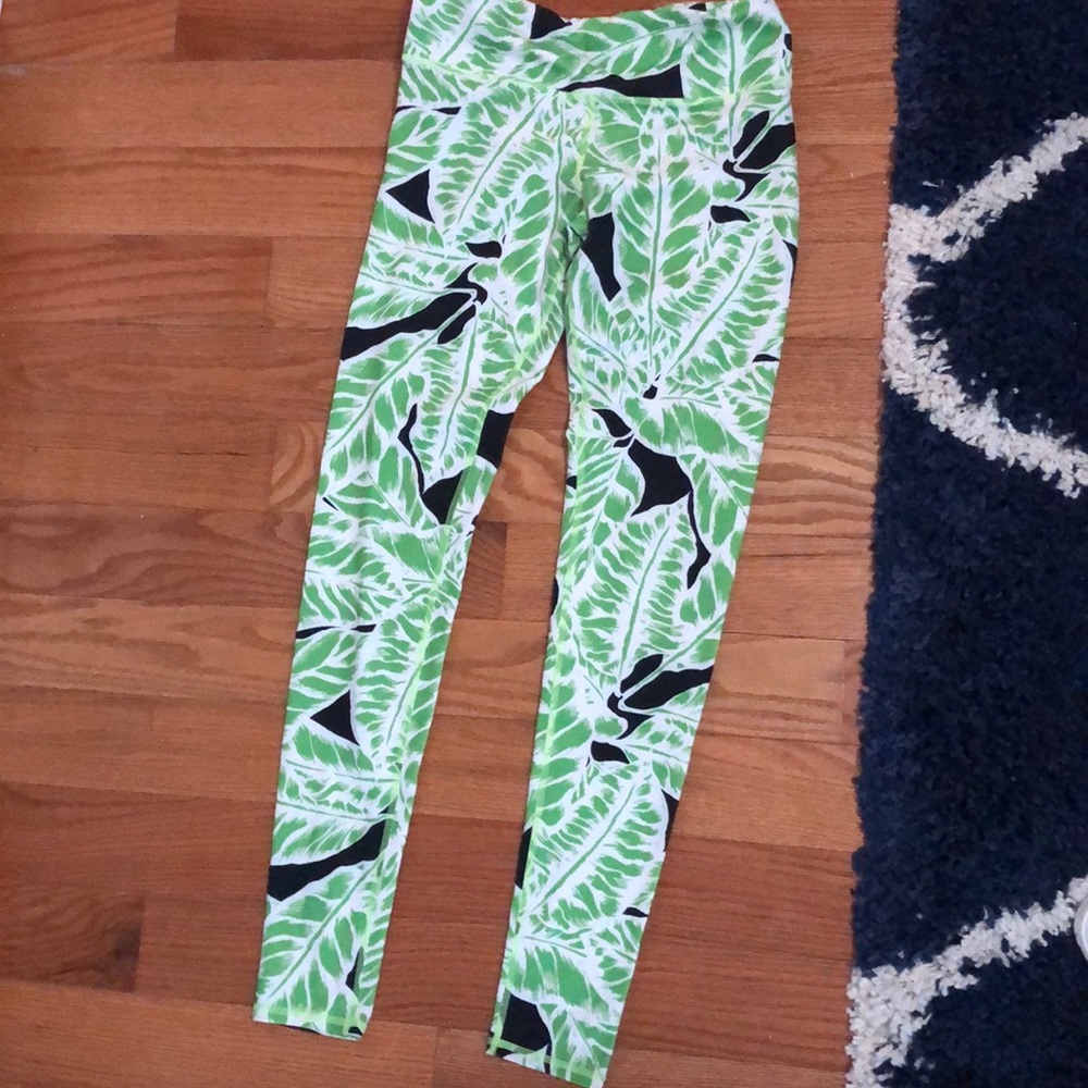 Alo green palm print S